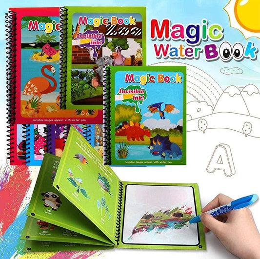 Magic Water Doodle Book - Kids' Endless Canvas (Set Of 4)