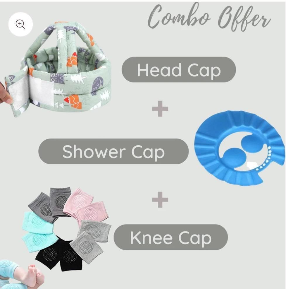 SafeGuard Baby Protection Combo (Head+Knee+Shower)
